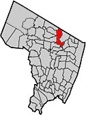 River Vale as seen on Bergen County map