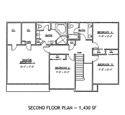 Floor plan - second floor